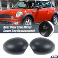 Pair Rearview Mirror Cover Cap Gray for BMW Mini Clubman R55 R56 R57 (2007–2015)