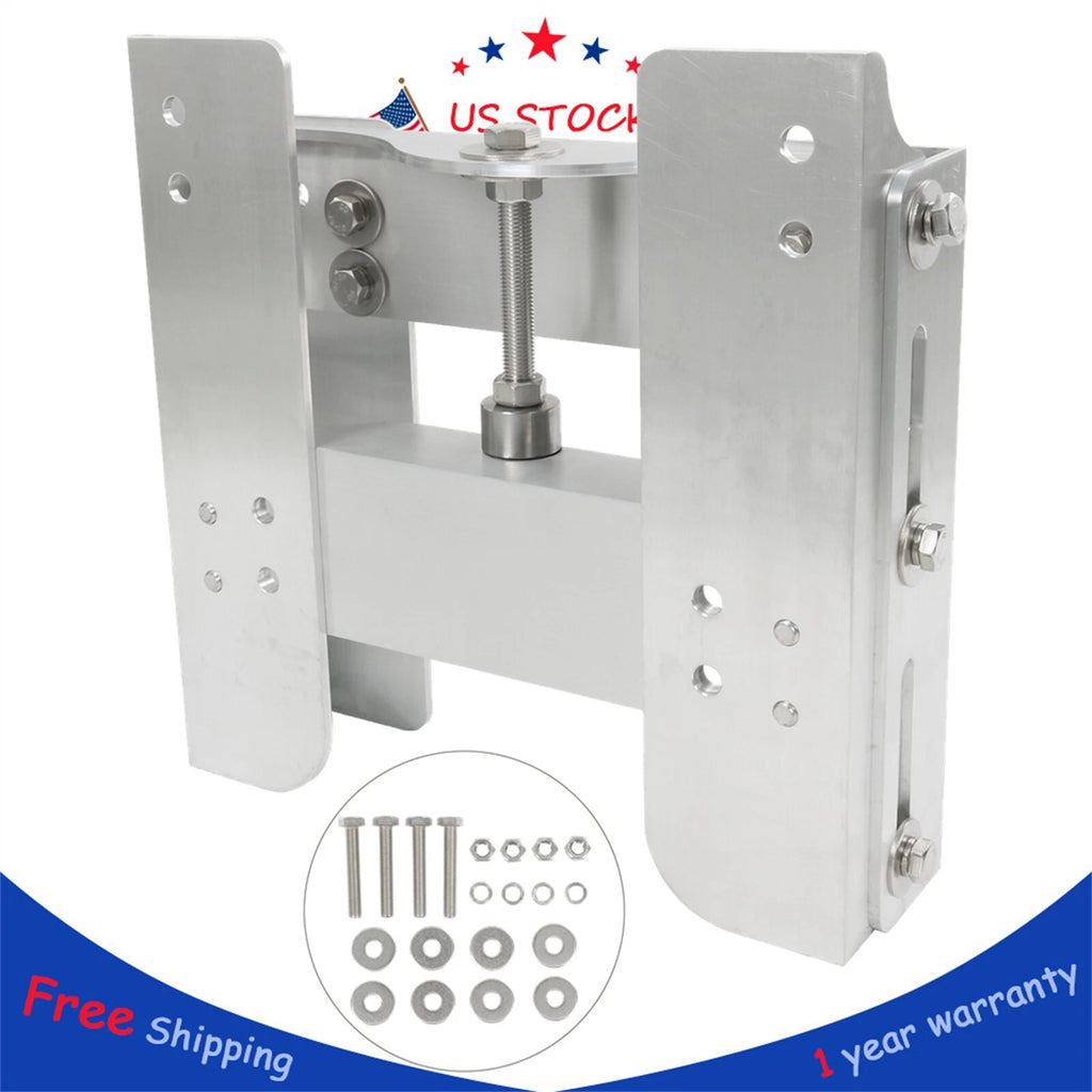 4" Adjustable Outboard Motor Jack Plate for Boat Steering System
