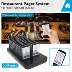 Coaster Pager Guest Call Wireless Paging System (20 Units)