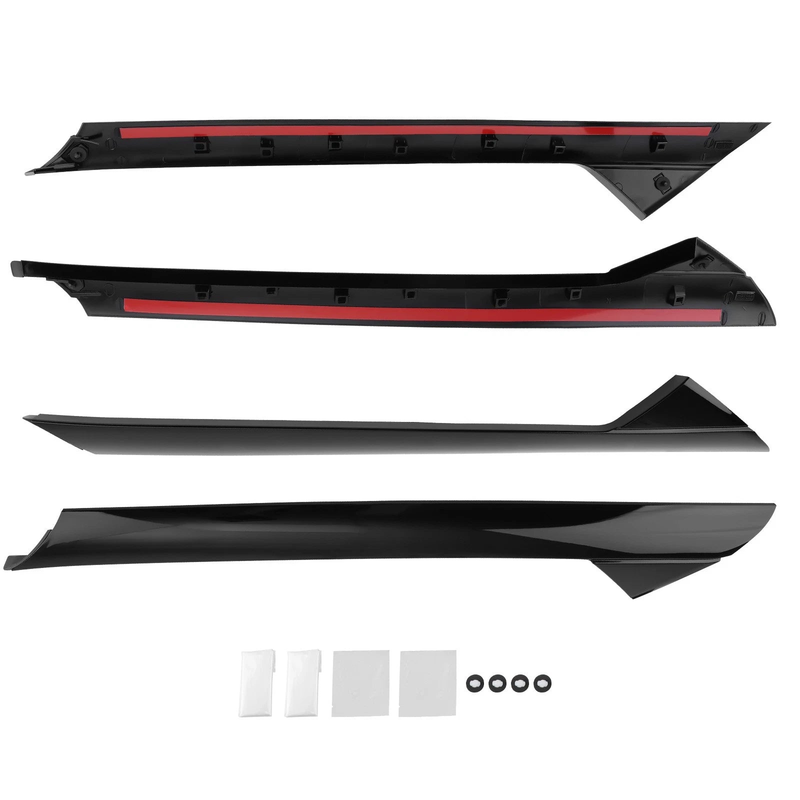 Left & Right Windshield A Pillar Molding Trims For Ford Explorer 2011-2019 2Pair