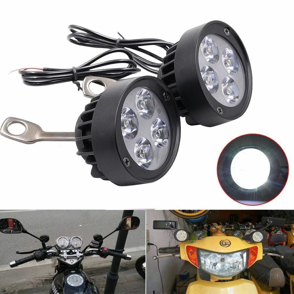 Set of 4 LED Fog Spot Lights for Honda Motorcycle
