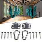 Set of 2 Stainless Heavy Duty Ceiling Hanging Hooks for Swing Chair