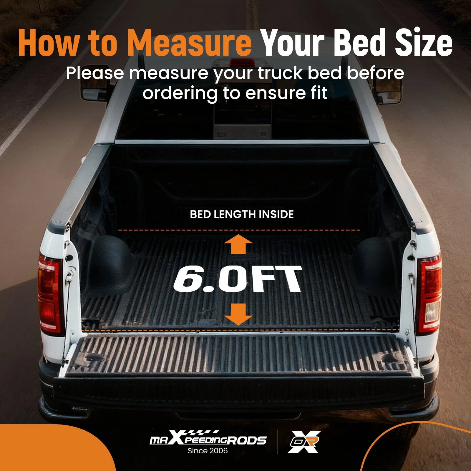 6ft Roll-Up Tonneau Cover for Chevrolet Colorado (2004–2014) Waterproof
