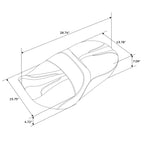 Driver Passenger Seat for Harley CVO Street Road Glide (2023–Present) FLHX FLTRX