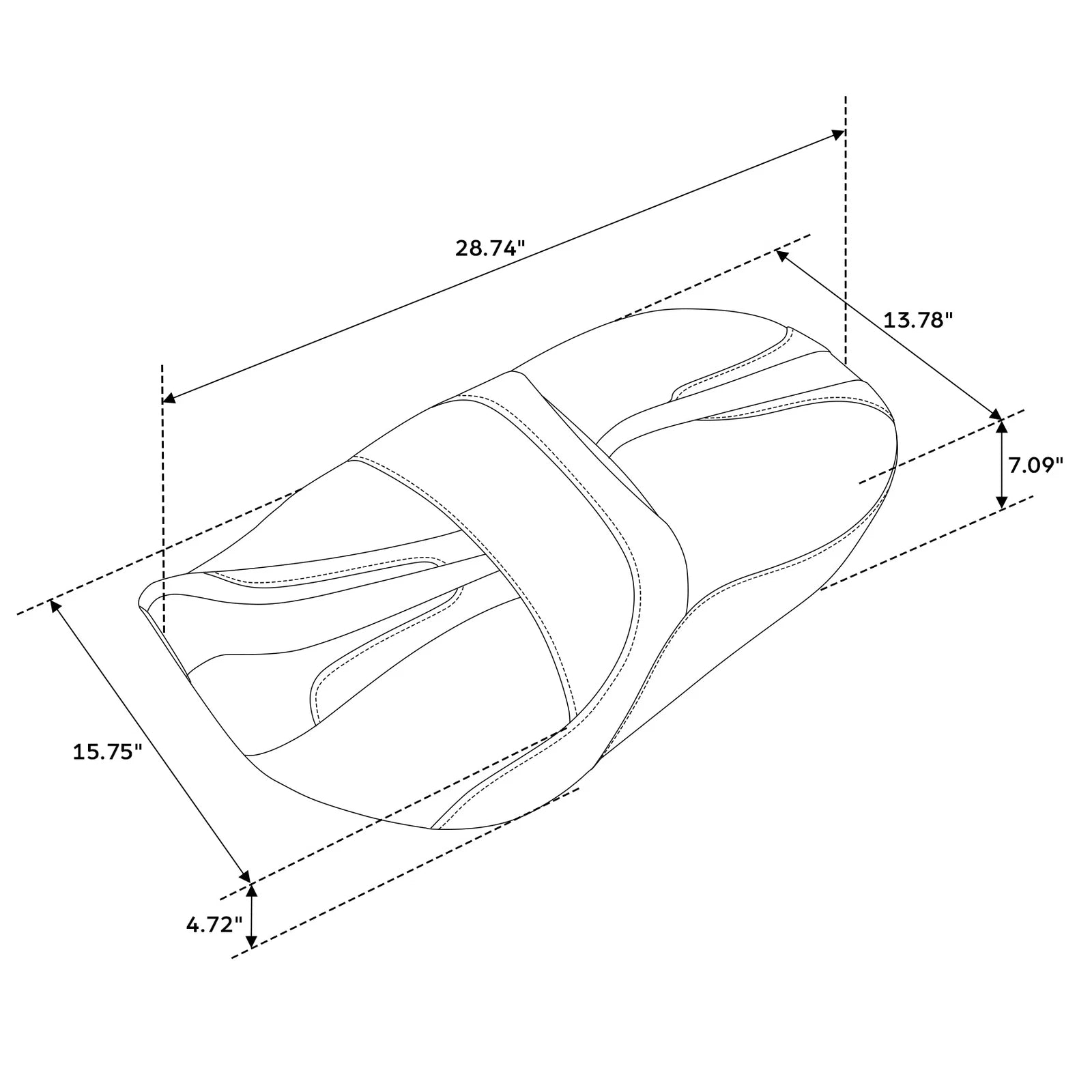 Driver Passenger Seat for Harley CVO Street Road Glide (2023–Present) FLHX FLTRX