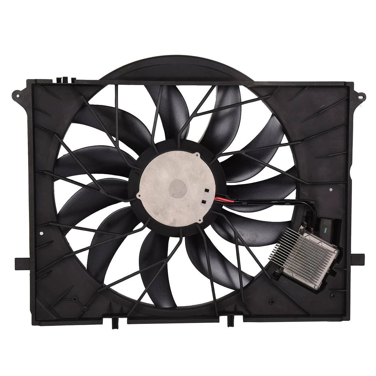 Radiator Cooling Fan Assembly for Mercedes-Benz SL55 SL63 SL65 AMG (2003–2009)