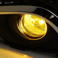 Pair of Amber Lens Fog Lights for Mazda 6 (2014–2016) - Switch, Harness, Chrome Bezel