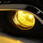 Pair of Amber Lens Fog Lights for Mazda 6 (2014–2016) - Switch, Harness, Chrome Bezel