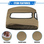 Armrest Protector Cover Pad for GMC Sierra 2014-2017 Deep Brown
