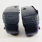 Saddlebags for Harley Heritage Softail (2018–2023) - Black Studded Leather
