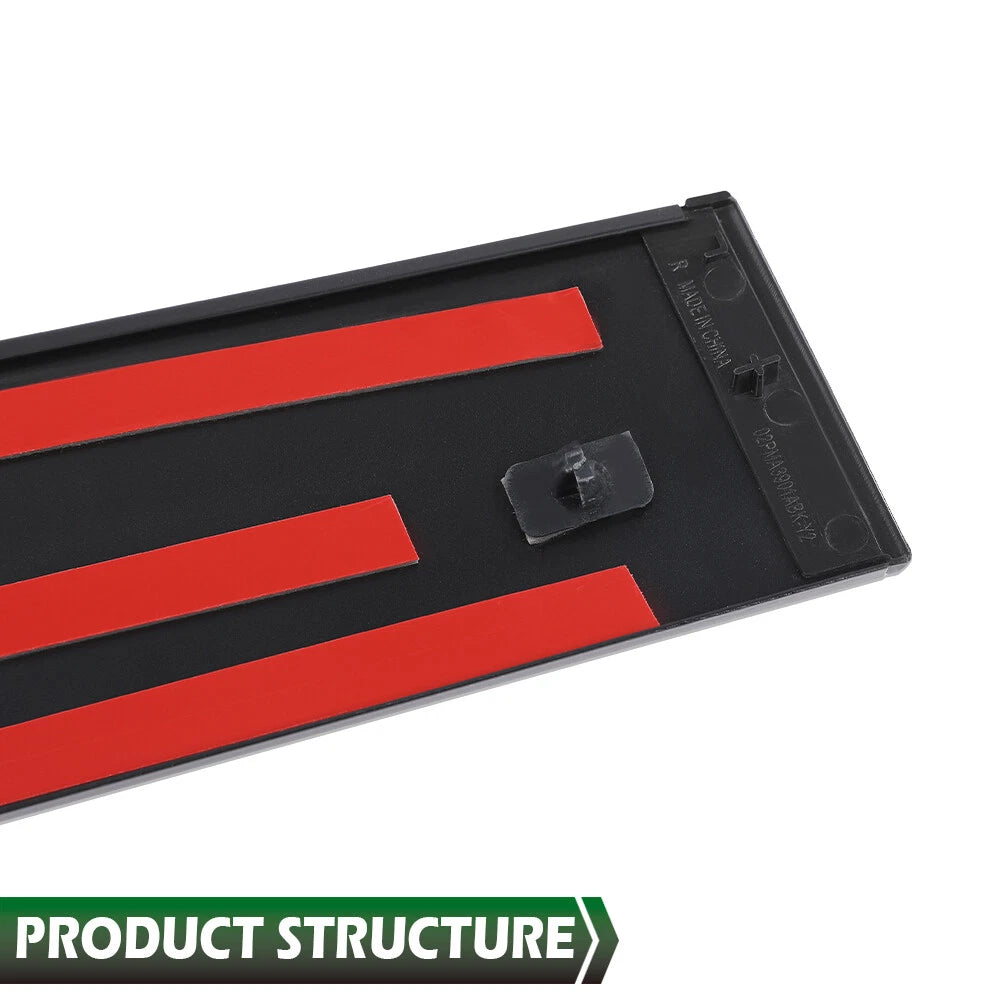 Set of 2 Rear Door B Pillar Window Trim for Jeep Grand Cherokee (2011–2019)