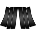 6pc Carbon Fiber Pillar Post Covers for 2011-2016 Nissan Quest