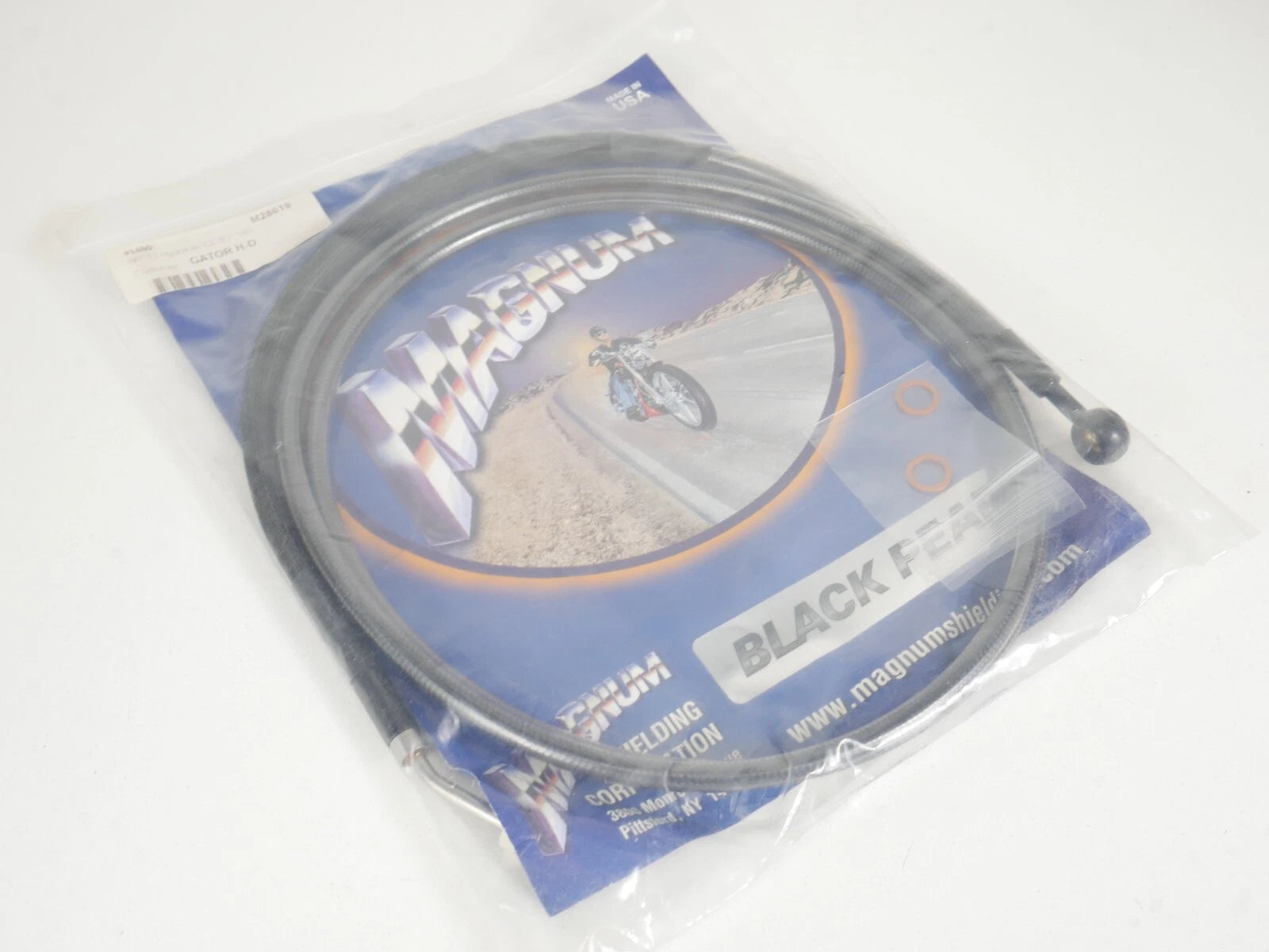Magnum Braided Hydraulic Clutch Lines for Harley Davidson (2014–2016) 41480
