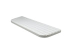 Single Grooved Steps for Boat (17 3/4in x 6in x 3/4in) White Poly