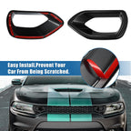 Front Bumper Center Grill Trim Cover for Dodge Charger R/T Scat Pack (2015–2023)