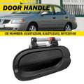 Rear Outside Door Handle Smooth Black for Nissan Sentra (2000–2006) Left