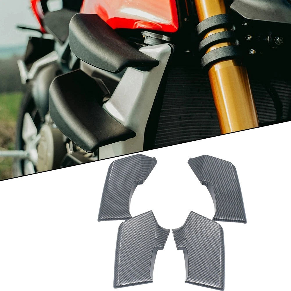 Carbon Fiber Spoiler Fixed Winglets for Ducati Streetfighter V4/S/SP V2/S