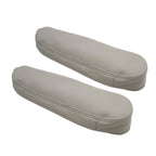Set of 2 Gray Synthetic Leather Seat Armrest Covers for Toyota Sequoia (2001–2007)