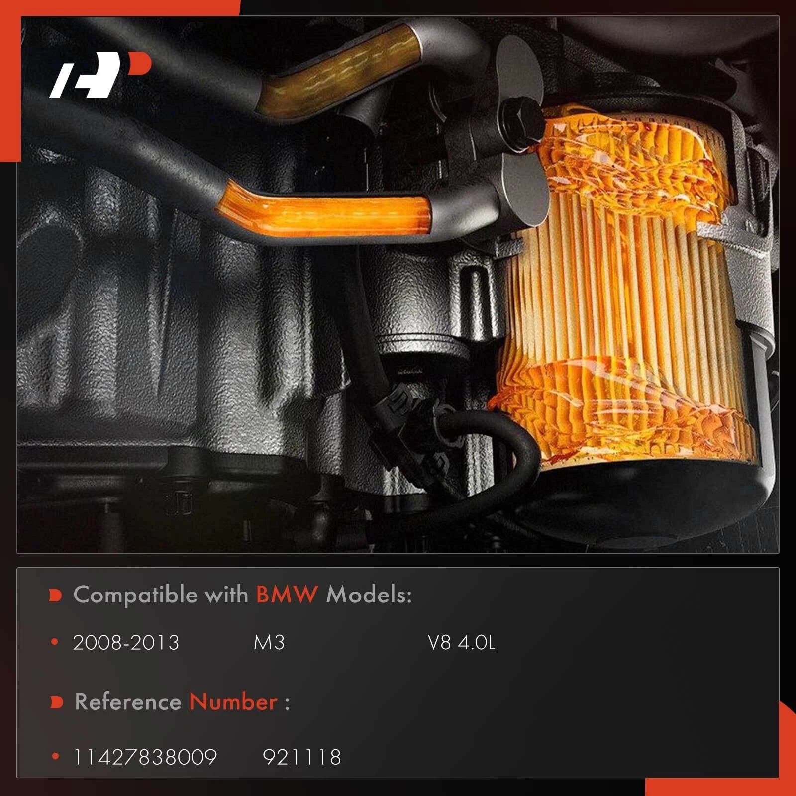 Engine Oil Filter Housing Cover for BMW M3 (2008-2013)