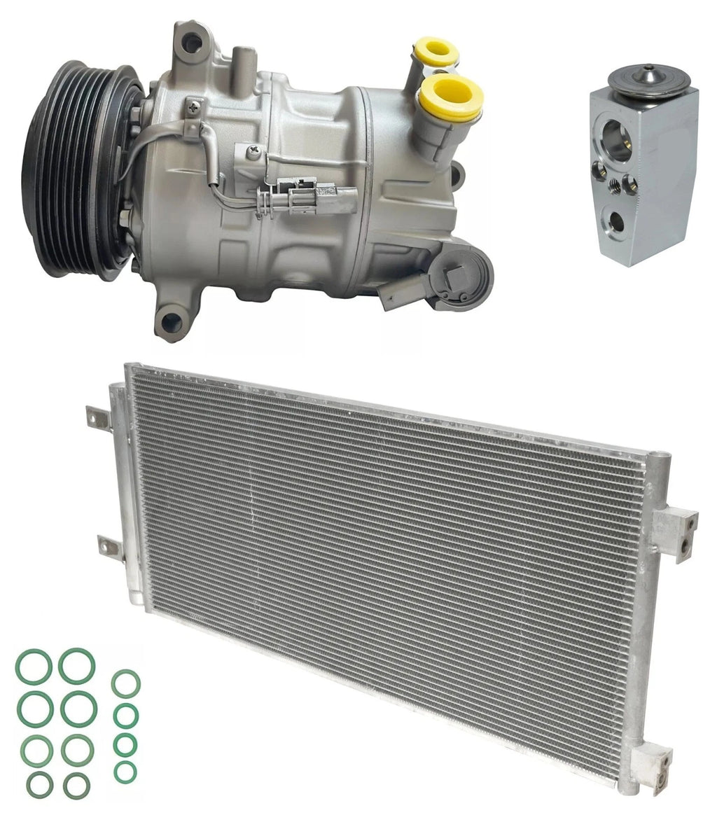A C Compressor Kit With Condenser for Chevy Cruze 1.6L (2019–2019)