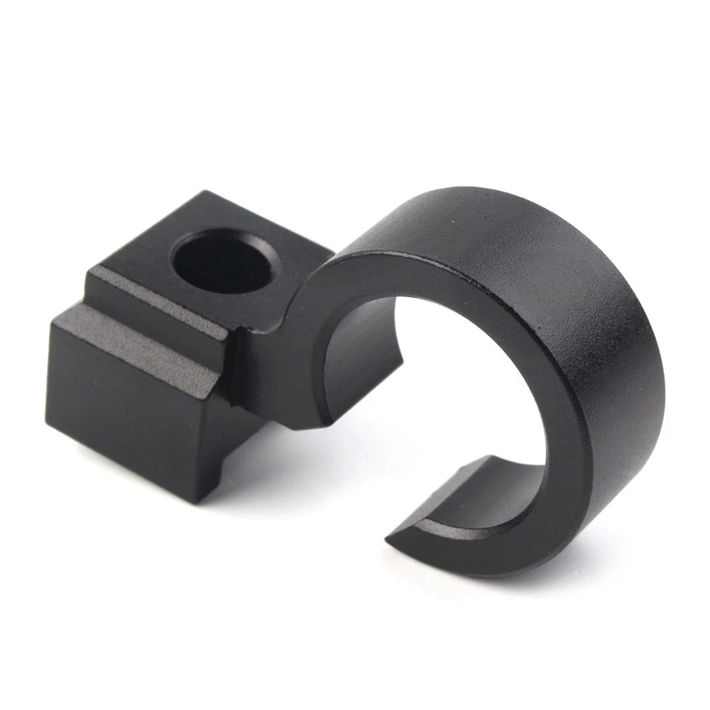 CNC Billet Front Brake Hose Line Clamp for Suzuki DRZ400SM (2005–2024) Black