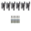 Set of 6 NGK Ignition Coils & Iridium Spark Plugs for Sierra Silverado 1500 (2014–2019)