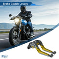 Adjustable Brake Clutch Levers for Honda X11 (1999–2002) Titanium Gold Tone