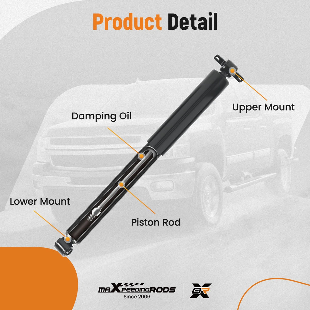 Front Rear Shock Absorbers for Chevrolet Colorado GMC Canyon (2004–2012) 344465/6