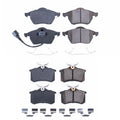 PowerStop Z17 Low-Dust Ceramic Disc Brake Pad Kit for Golf TT Quattro (2015–2021)