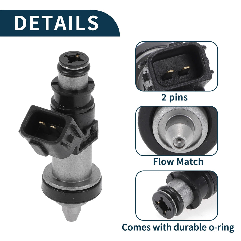 Fuel Injector No.15710-24F00 for Suzuki GSX1300R (1999–2003) Black