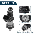 Fuel Injector No.15710-24F00 for Suzuki GSX1300R (1999–2003) Black