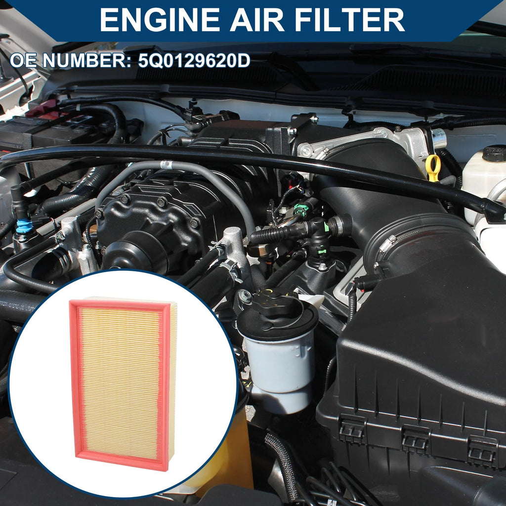 Car Engine Air Filter No. 5Q0129620D for Audi A3 Quattro (2022–2024)