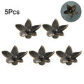5X Vintage Flower Drawer Pull Handles for Furniture Cabinet Jewelry Box