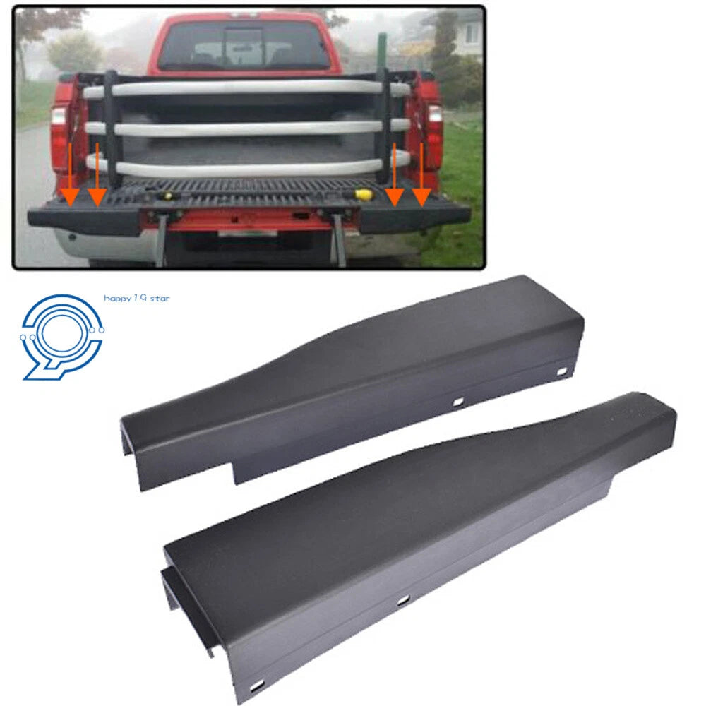 Side Flex Step Tailgate Molding Trim Caps for Ford F250 F350