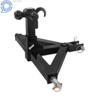 Heavy Duty 3-Point 2" Trailer Hitch Receiver for Category 1 Tractor