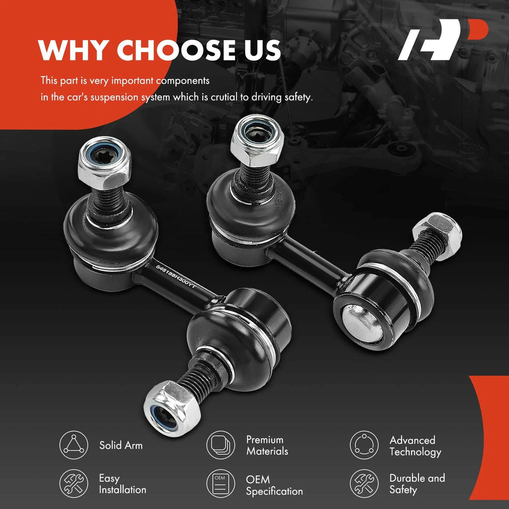 2X Front Side Sway Bar Link for Nissan X-Trail (2005–2006)