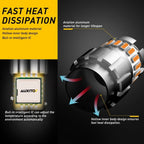 2X Amber Yellow LED Turn Signal Bulbs for Various Vehicles (YYYY–YYYY)