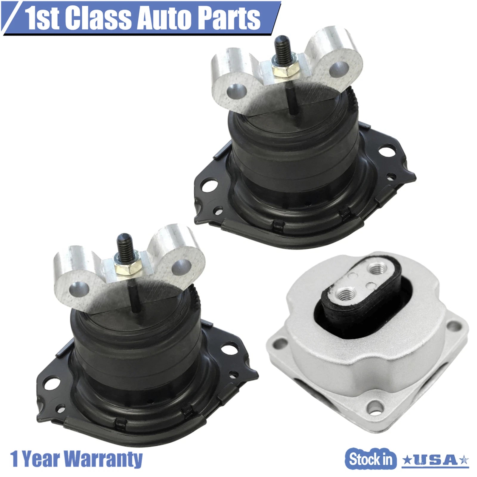 Engine Motor & Trans Mount Set for Dodge Challenger Charger (2011–2014) 3262 3163