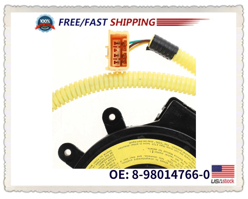 Clock Spring 8-98014766-0 for Isuzu DMax D-Max (2007–2012)