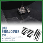 3pcs Accelerator & Brake Pedal Cover Set for Nissan Leaf (2011–2023)