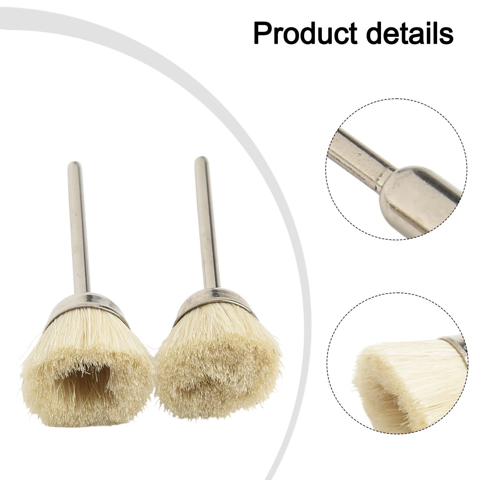 Cleaning Brushes Set of 5 Rust Steel Tool 15-25mm 2.35mm Abrasive
