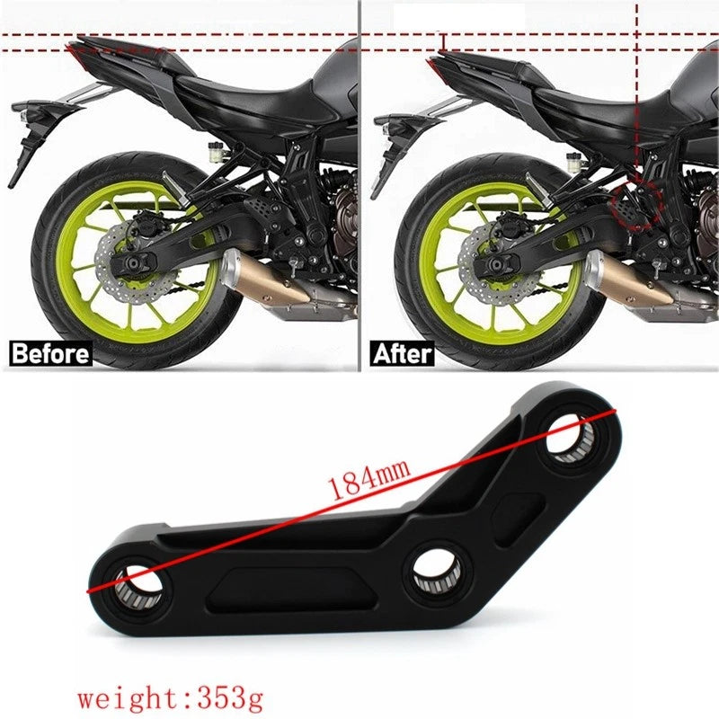 Adjustable Lowering Link Kit for Yamaha MT-07, XSR700, YZF-R7 (2014–2023)