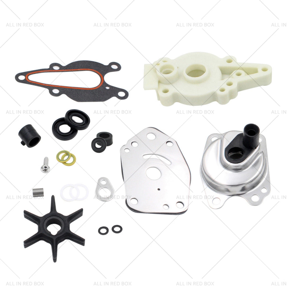 Water Pump Impeller Kit for Mercury 8 9.9 10 15 HP Outboards (46-42089A5)