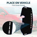 Dashboard Cover Mat for Mazda 2 Demio (2007–2014) Black Blue Sun Protector