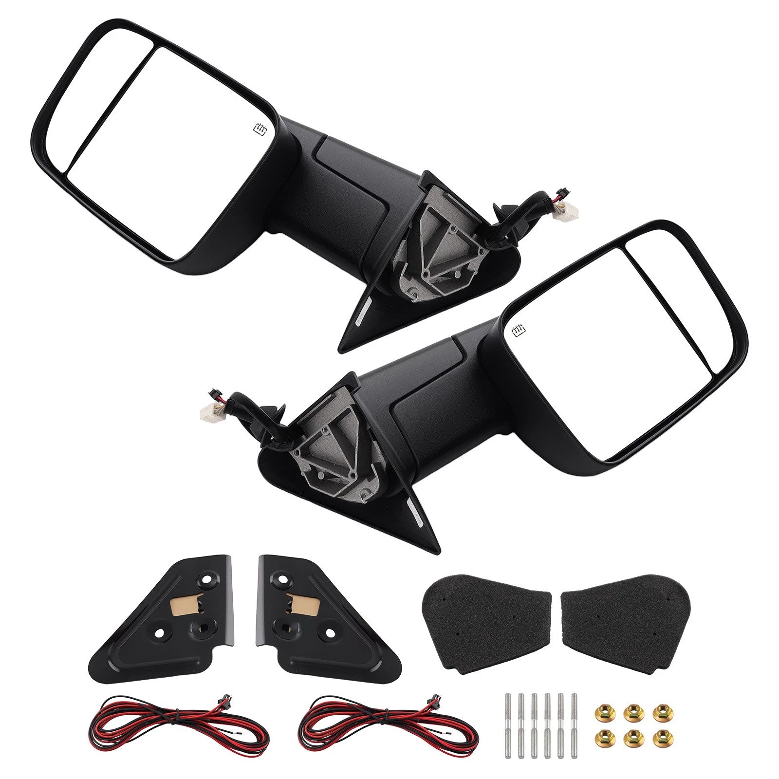 Heated Power Side Mirror Pair for Dodge Ram 1500 (1998–2001) 55077493AG