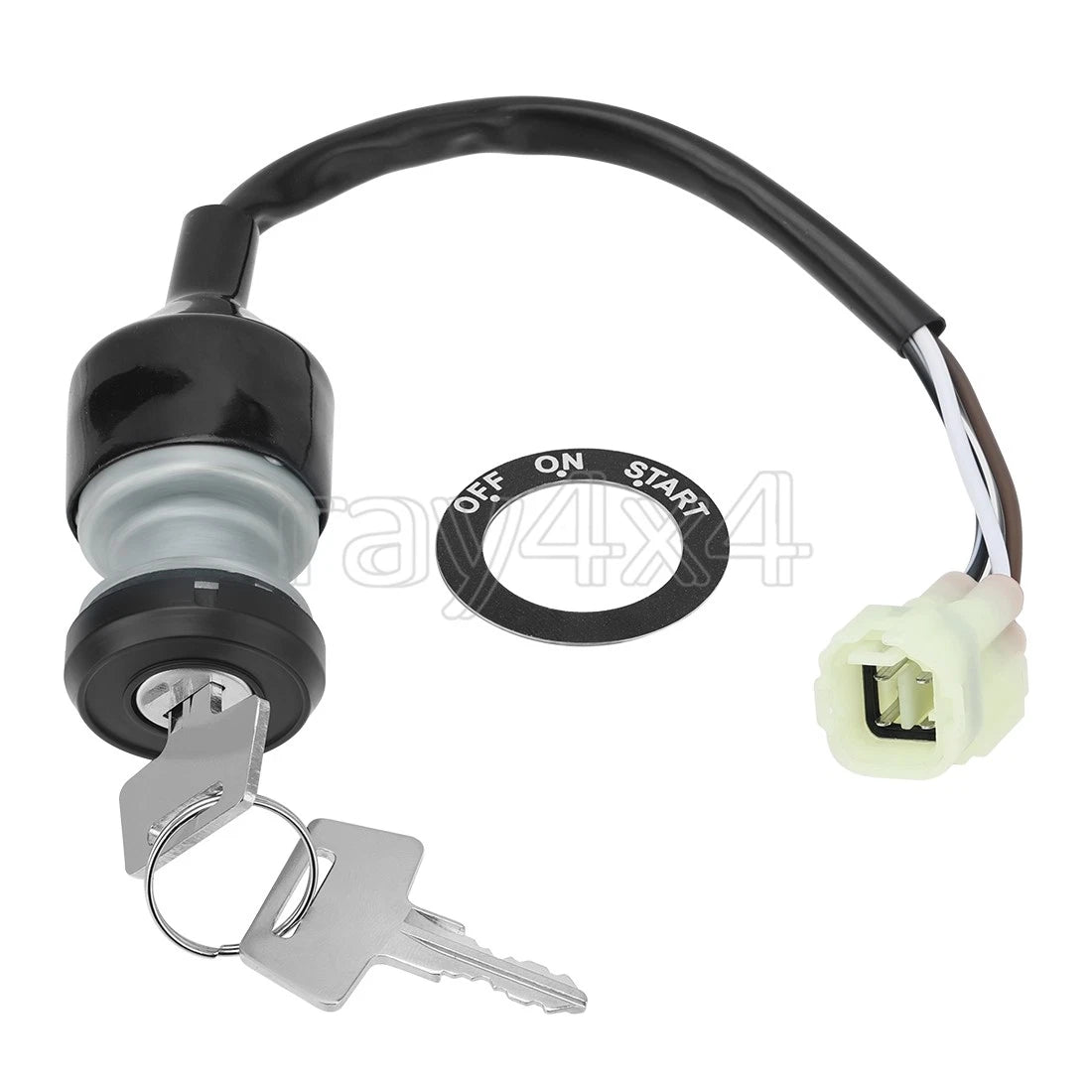 Ignition Key Switch w/ 2 Keys 27005-Y006 for Kawasaki Mule PROMX (2019–2024)