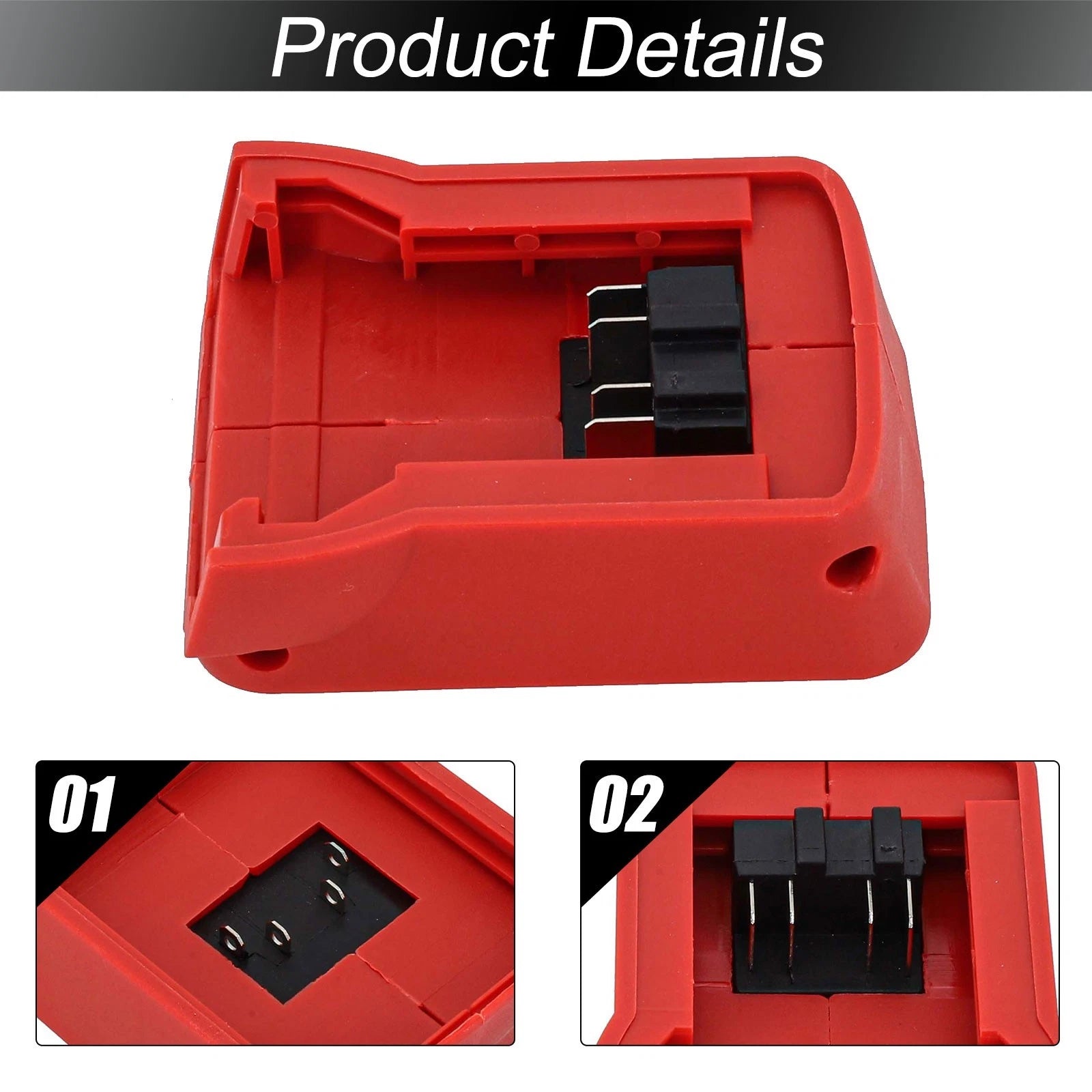 Battery Adapter Connector for Compatible with 48111828