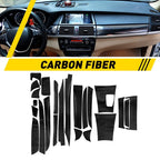 Carbon Fiber Interior Accessories Kit for BMW X5 E70 X6 E71 (2008–2014)