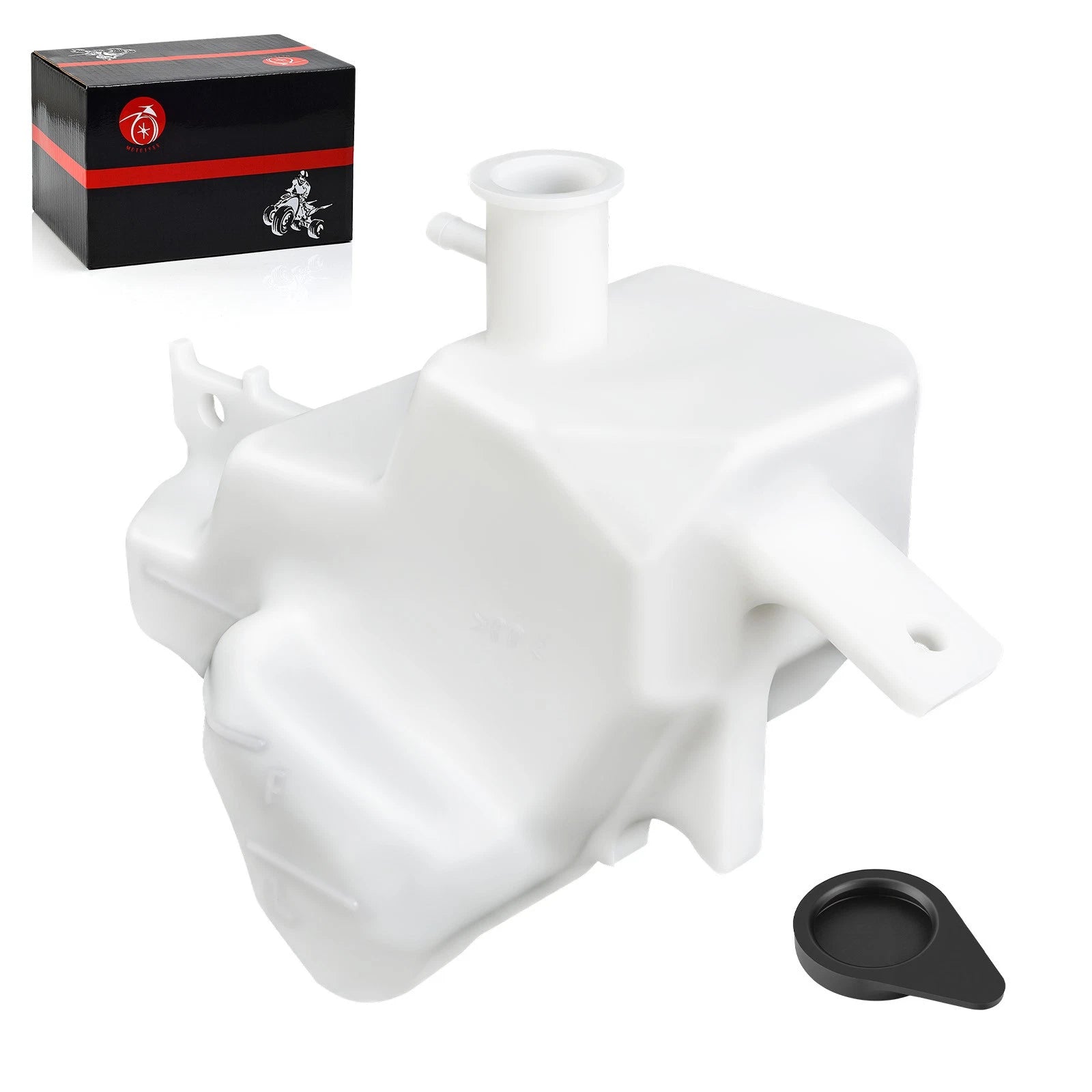Coolant Reservoir Tank + Cap for Kawasaki Ninja ZX6R ZX636 ZX6RR ZX600 (2003–2004)
