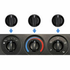 Set of 3 AC Climate Control Knobs for Toyota Tundra (2000–2006)